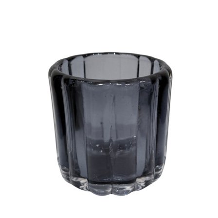 Ljushållare Glas Grå 8,5 cm