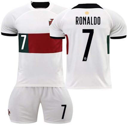 22/23 Portugal Hjemme/Ude Cristiano Ronaldo Fodboldsæt-modstanderens felt#22