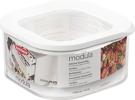 MEPAL Husholdningsboks Modula Klar Square 1,25L