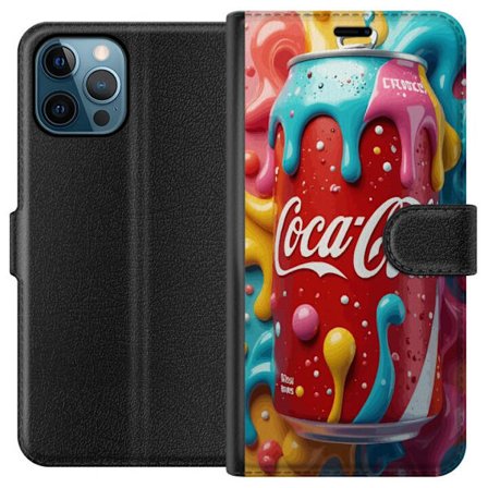 Kompatibelt Plånboksfodral till Apple iPhone 12 Pro Max Color Splash Can