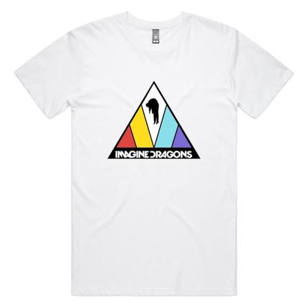 Imagine Dragons Barn/Barn Triangle Logo T-Shirt 7-8 År White 7-8 Years