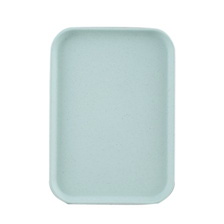 Hvedehalm Rektangulær Serveringsbakke Nordisk Stil Lysegrøn 31x22,5cm til Cupcakes Frugter Snacks Te Hjemmekontor Restaurant