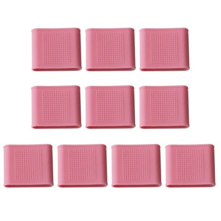 10 st / set Finger silikon för Skydd för fingerstöd kompression, finger för skydd för alla spor