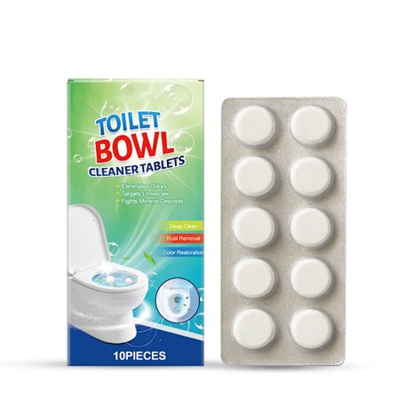 Toalettrengöringstabletter - Deodorant & Septisk säker – stark rengöring, fläckborttagare för långvarig fräschör