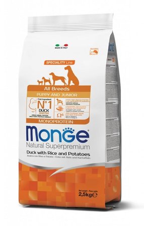 Monge Natural Superpremium All Breeds Anatra con Riso e Patate