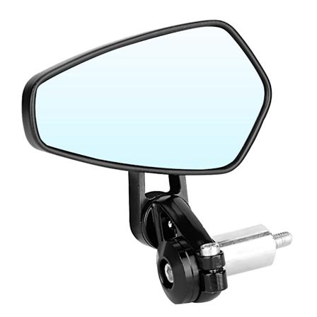1 Par 7/8 tommer 22mm Universelle Motorsykkel Aluminium Styreender Speil