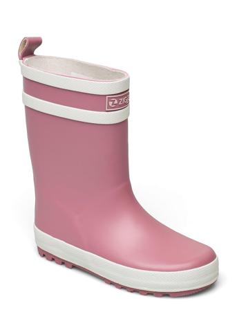 Saming Kids Rubber Boot Pink ZigZag