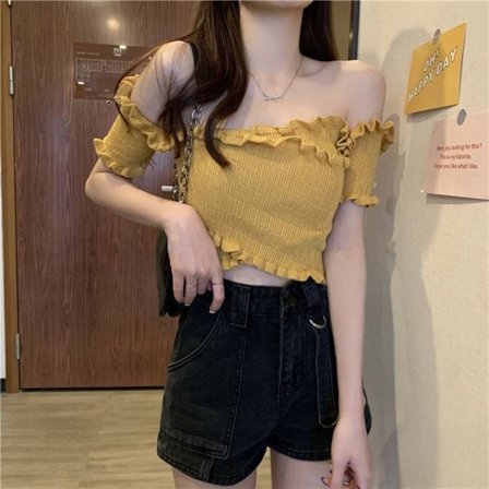 Short SleeveT-shirts Tube Top GUL GUL