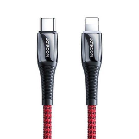 Joyroom S-1224K2 USB-C / Lightning PD-kabel 20W 2,4A 1,2 m - rød