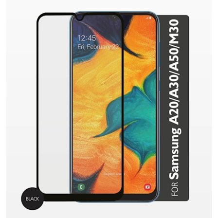 GEAR Näytönsuoja 2,5D Samsung A50 / A30 / A20