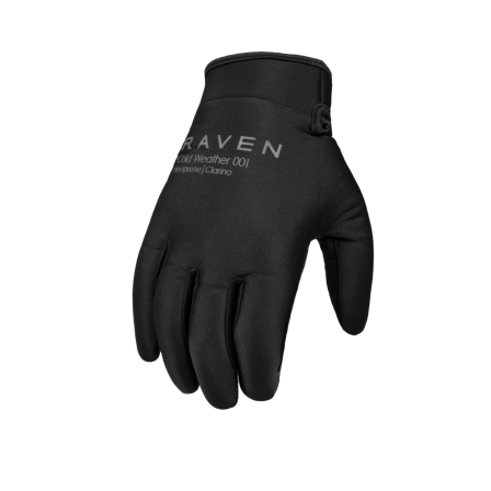 Mănuși Motocross Raven Vreme Rece negru M