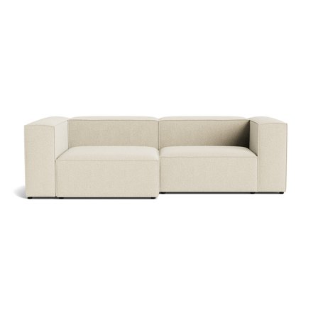 Lissabon Chaiselongue-Sofa, links | 260cm in Nordic Beige, modernes Design mit bequemer Polsterung für erstklassigen Komfort und Eleganz