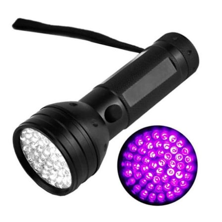 UV-lommelykt med 51/100 LED - stor