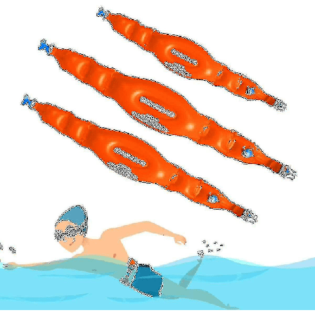 3-pak oppustelig svømmebælte til børn og voksne svømmehjælpemiddel opdriftsbælte Redmiter@ [gratis fragt]