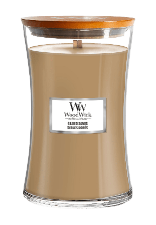 WoodWick Hourglass Large Gilded Sands Ljus & ljusstakar Brun 610 g