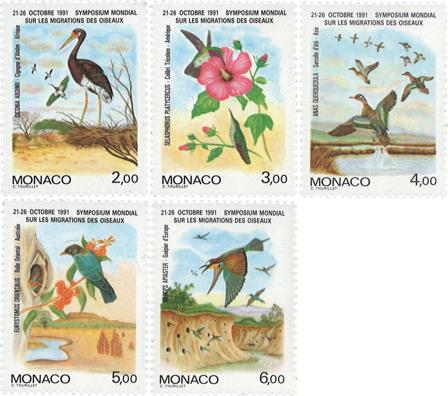 Monaco 1991 - YT 1754-1758 - Postfrisk