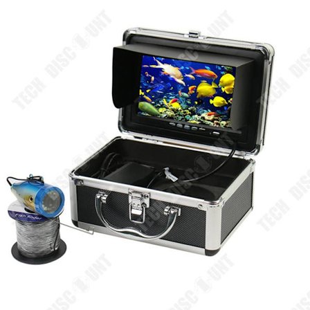 Fiskedetektor - TD - 7 tum - Under vatten kamera - Upplösning 1024x768 - Vattentålighet IP65