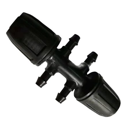 10 kappaletta kasteluputken tippalukko piikillä, 16mm PE-putkilukko KLB