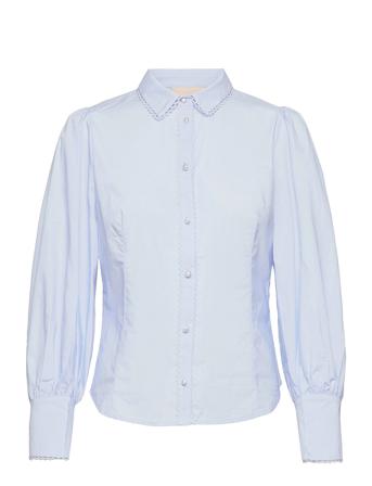 Chillykb Ls Blouse Blue Karen By Simonsen