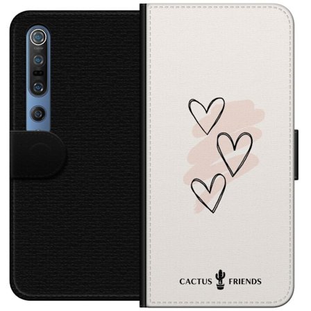 Yhteensopiva Lompakkokotelo Xiaomi Xiaomi Mi 10 Pro 5G Cactus and Friends - Soft Romance Sketch