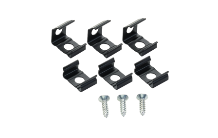 SG Slimline Festeelementer sort