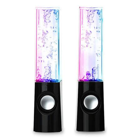 Wireless Dancing Water Speaker Led Light Fountain Speaker Home Party Black