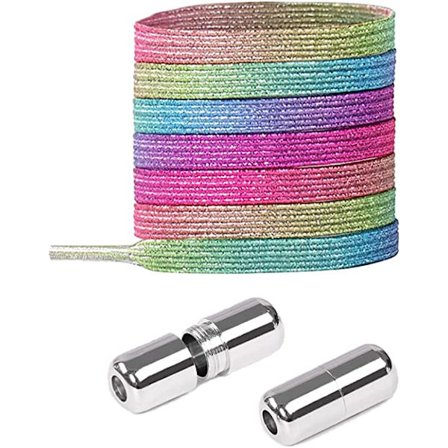 Elastiske snørebånd uden snøring - Strækbare skolisser med metalspænder