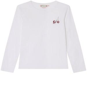 Bonpoint Tidjiane Branded T-shirt Blanc Naturel 14 Years - Tops - 14 years - White - Mädchen
