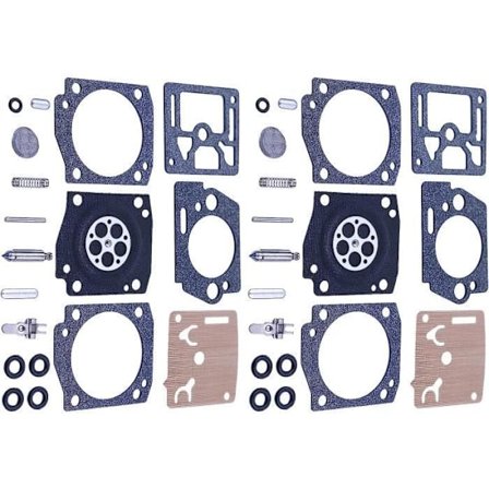 2 st Förgasare Reparations- och Återuppbyggnadssats Kompatibel med Zama Carb RB-177 K750 K760 Ersätter 506410003 506410004