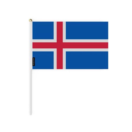 Drapeau - Mini - Islande - 30 x 45 cm - Polyester - Let og holdbart