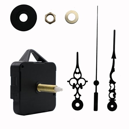 Lydløs Quartz Urværk, Let og Holdbar Batteridrevet Urmekanisme, Vægurværk Udskiftning til Boligindretning/Hotel/Restaurant