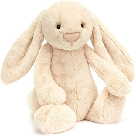 Jellycat Bashful Luxe Luna Kanin Kosedyr, Stor 50 cm | Kanin og Hare Plysjleketøy | Klassisk Barnegave
