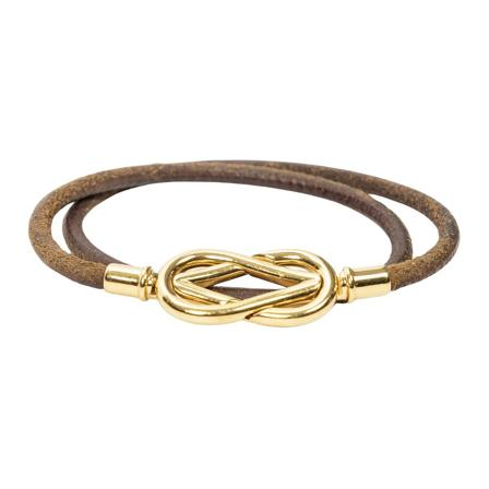 Hermès Vintage Pre-owned Jewellery Brun, Herre Vintage Smykker, Størrelse: ONE Size