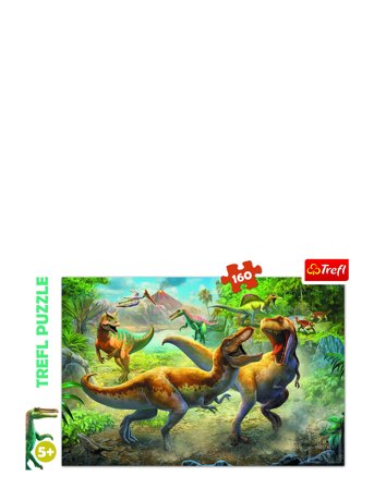 Trefl 160 Bit Fighting Tyrannosaurs Patterned Trefl