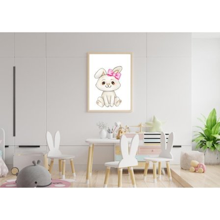 Barnrum Kanin Affisch 40×50 CM
