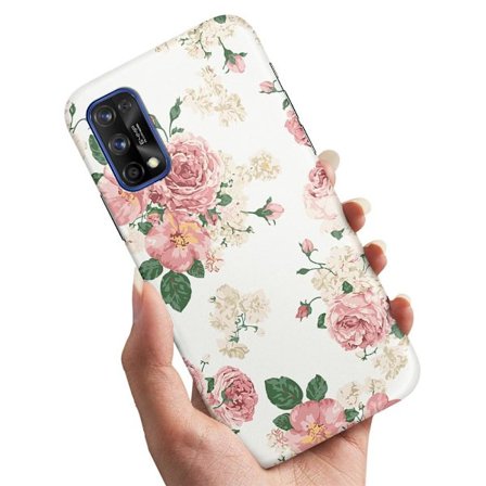 Realme 7 Pro - Skal/Mobilskal Retro Blommor