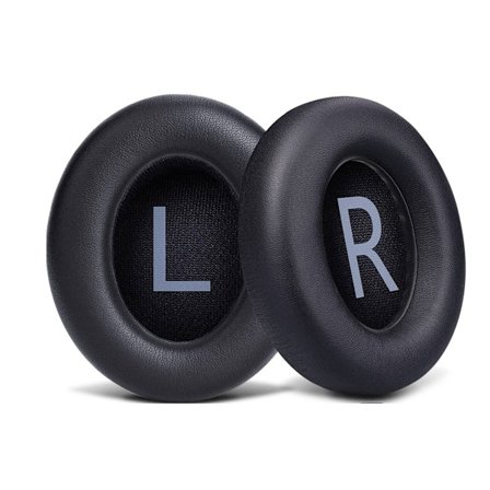 Öronkuddar, Ersättningsöronkuddar för Bose 700 (NC700) Over-Ear-hörlurar, Proteinläderklädda, Brusreducerande minnesskum, Extra tjocklek (Svart)