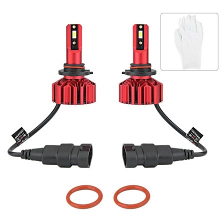 2 st 6000-6500K Super Ljusa LED-Strålkastare Konverteringskit Huvudlampa Dimljuslampor