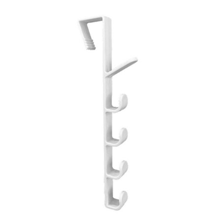 2st Dörrhängare Krokar Förvaringshållare VIT VIT