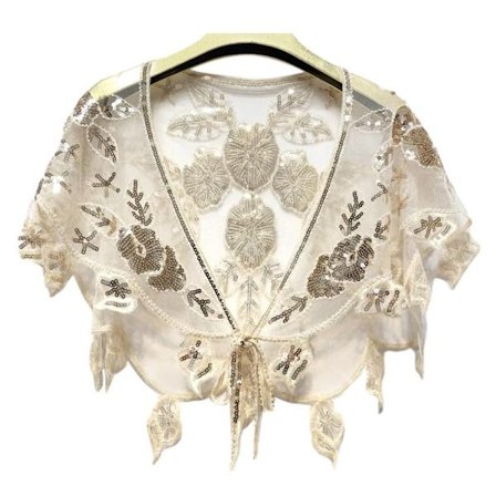 Dam Sjal Kvällsbal Cape CHAMPAGNE