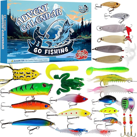Fiske Tackle Advent Kalender Fiske Sluk Sett
