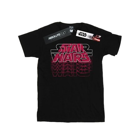 Star Wars Boys Blended Logos T-Shirt 7-8 år Svart