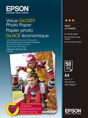 Epson Value - fotopapir - blank - 20 ark - A4 - 183 g/m²
