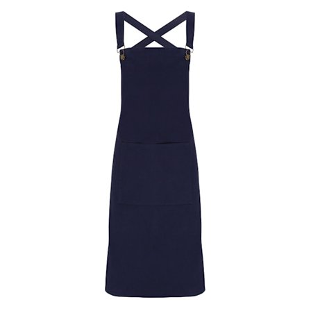Premier Cross Back Barista Haklappsförkläde One Size Marinblå