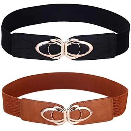 Women Skinny Belt for Dresses Ladies Fashion Elastic Belts Waist Band Cinch Waistband Suitable for The Waist of 68cm To 100cm