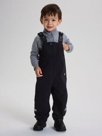 Polarn O. Pyret - Stormy high waterproof shell trousers - 104 - Childrenswear - black