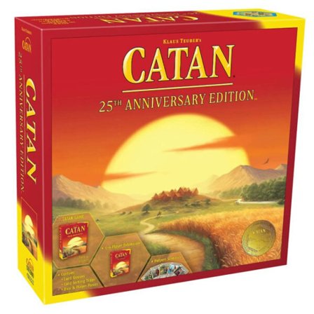 Catan Brettspill 25-årsjubileumsutgave Engelsk versjon