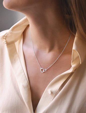 Drakenberg Sjölin Together Single Necklace - Silver - ONE SIZE