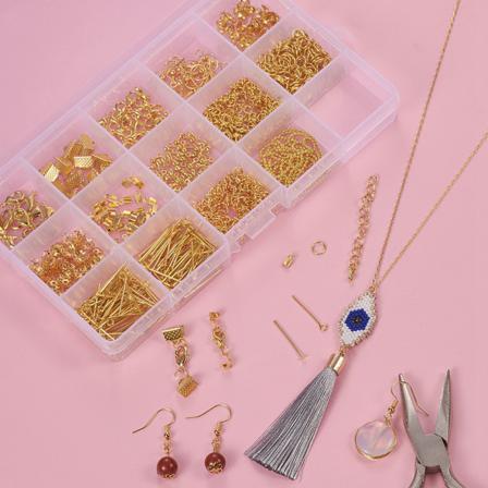 15 Rutnät/låda Utsökt Robust Halsband Kedja Diy Handgjorda