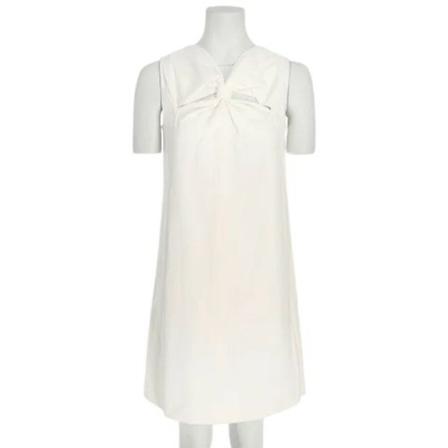 Celine Vintage - Vintage Klänningar - Beige - Dam - Storlek: M, Dam, Storlek: M